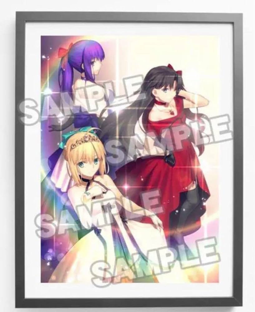 Amazon.co.jp: Fate/stay night～15th 複製原画(フレーム付き